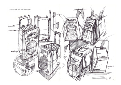 2015產(chǎn)品設(shè)計手繪 一日一畫的模型設(shè)計探索